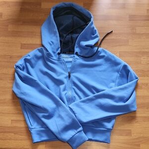 Sports Illustrated Swim Sky Blue Zip-Up Hoodie
